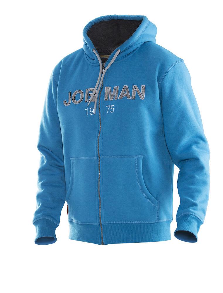 Jobman 5154 Luvtröja oceanblå/mörkgrå Oceanblå/Mörkgrå