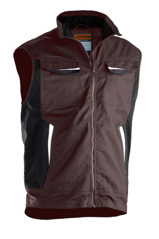 Jobman 7507 Vest brun Brun