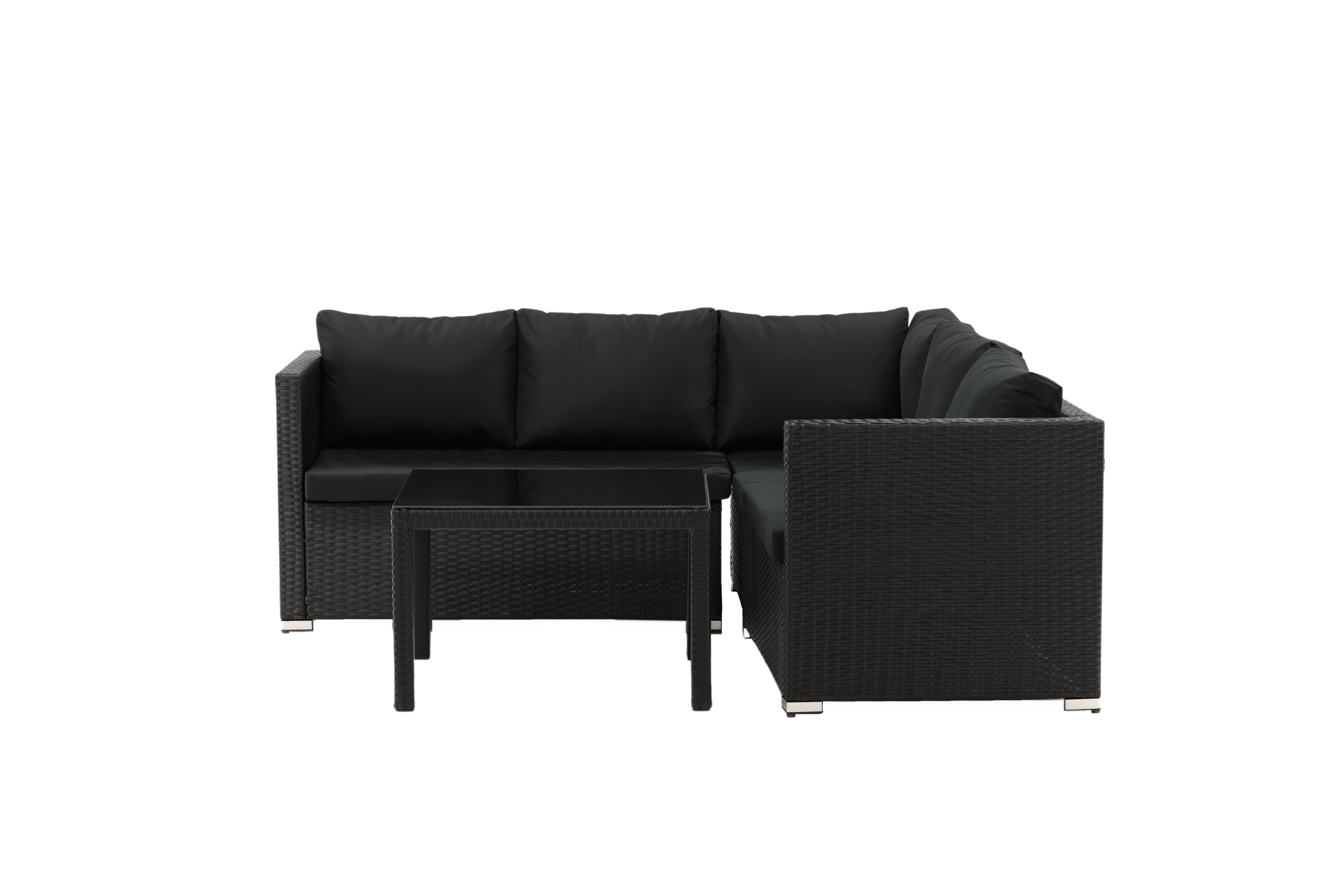 Venture Home Kuba 1532-238 Loungeset soffa, bord, svart
