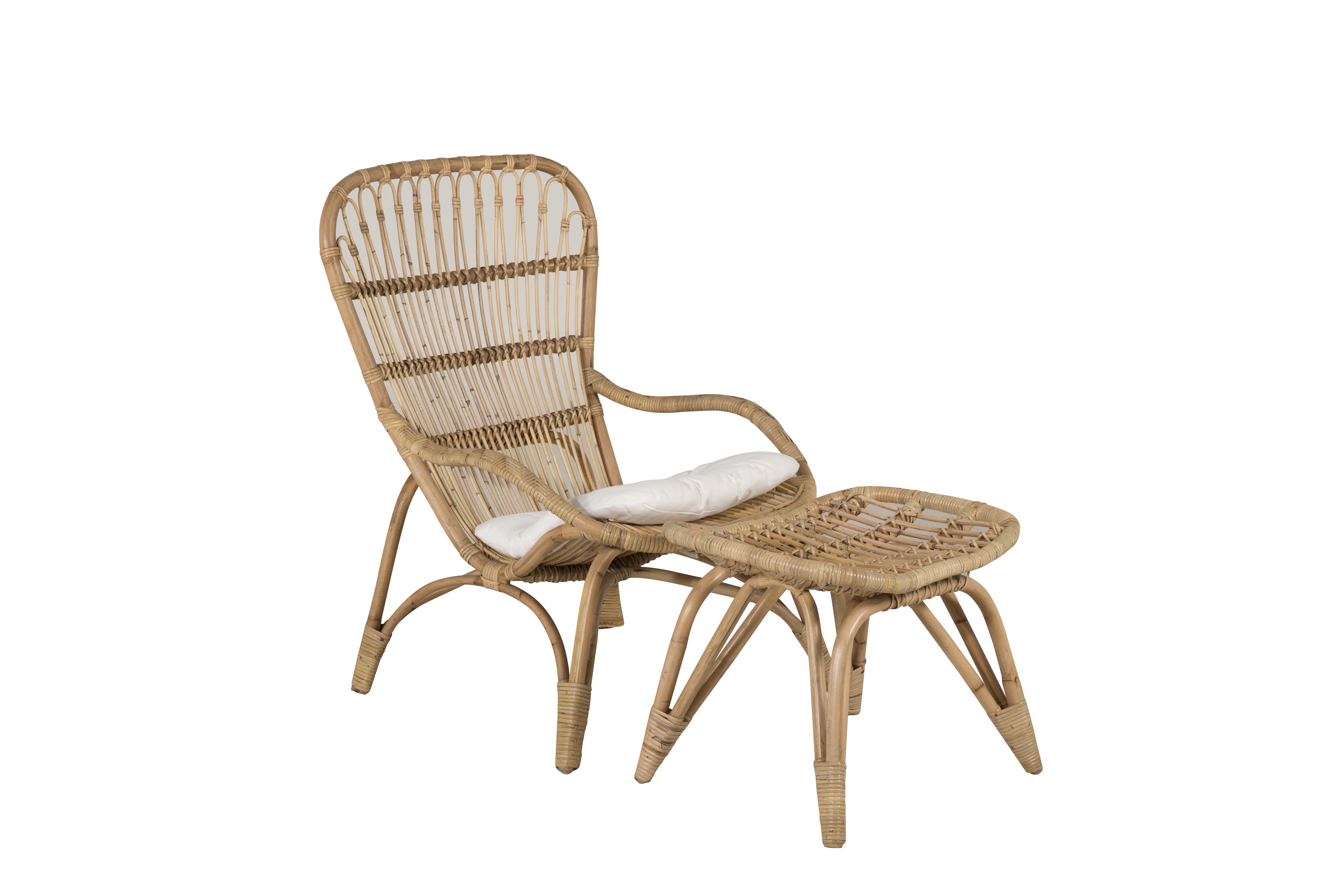 Venture Home Ella 1571-6011 Loungefåtölj natur/vit