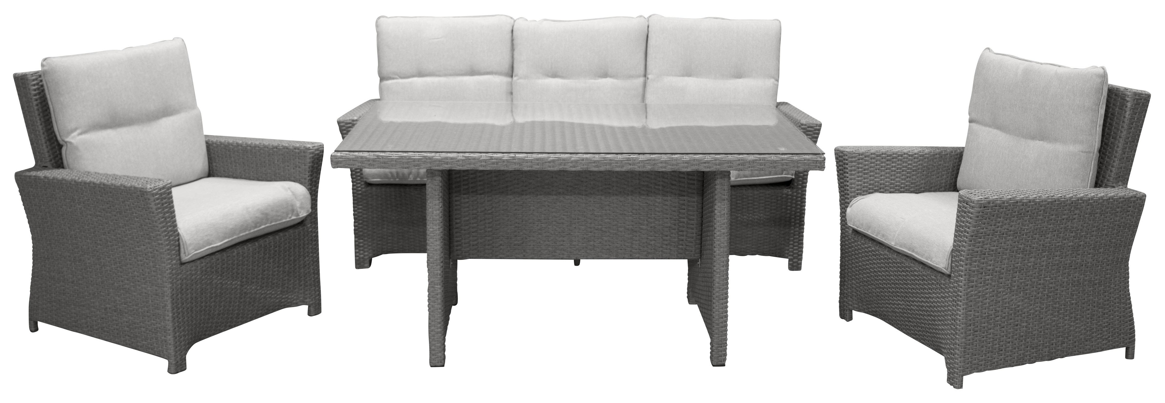 Venture Home Brentwood 5665-025 Loungeset soffa, bord, fåtöljer, grått