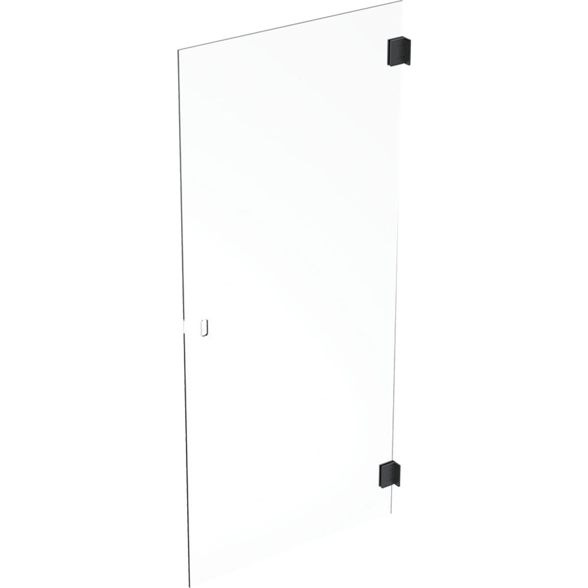 Contura Showerama Art Duschdörr rak, klarglas/matt svart 1000 mm