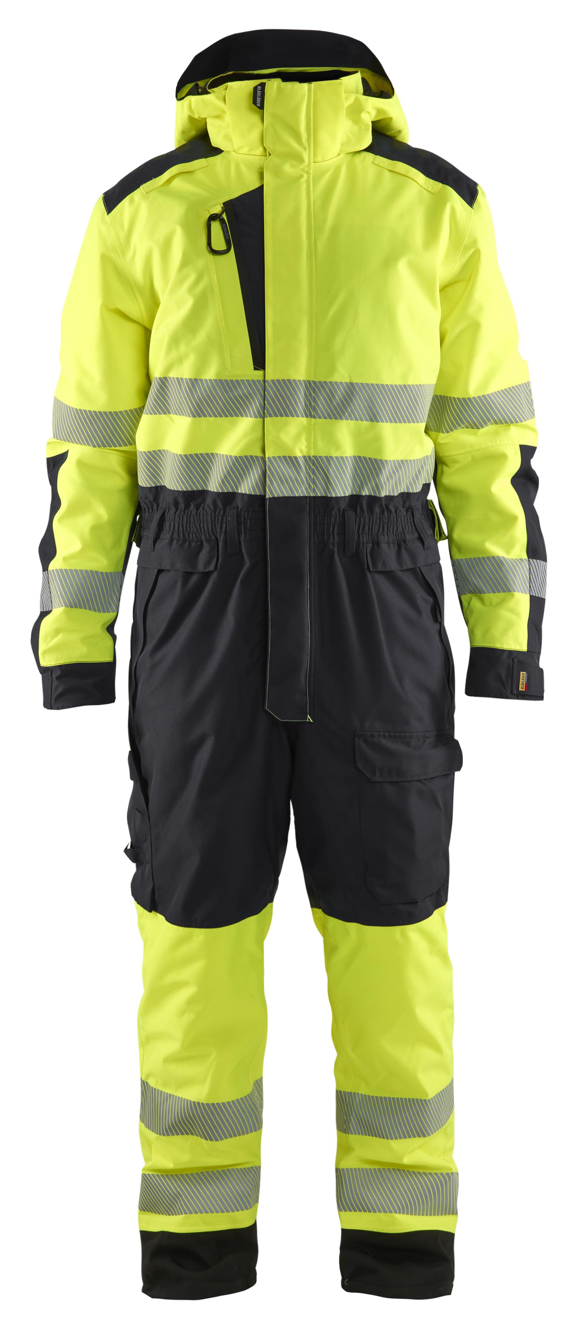 Blåkläder 672519773399LS Vinteroverall varsel, gul/svart LS