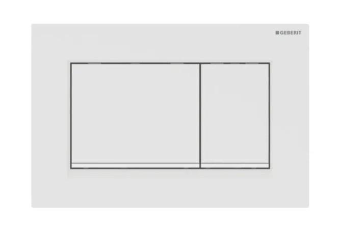 Geberit Sigma 30 Spolplatta matt, vit, plast