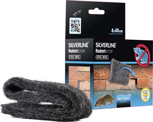 Silverline Rodentstop Stålull 4x400 mm