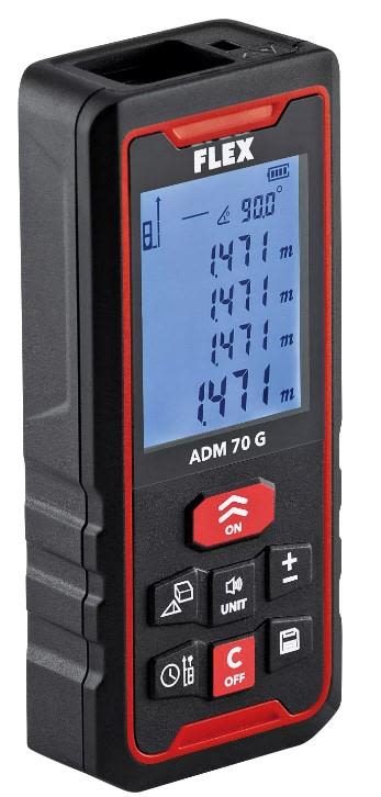 Flex ADM70 Avstandsmåler grønn laser, 0,05-70 m