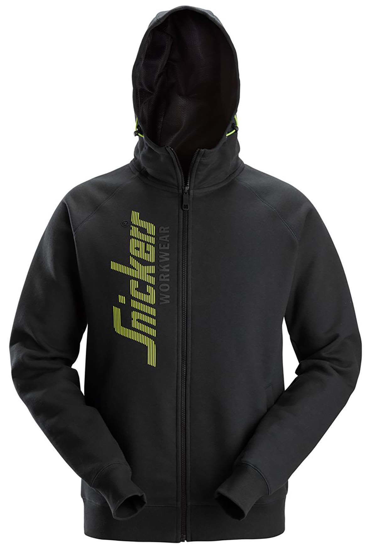 Snickers Workwear 2846-0400 Luvtröja med logga, svart Svart