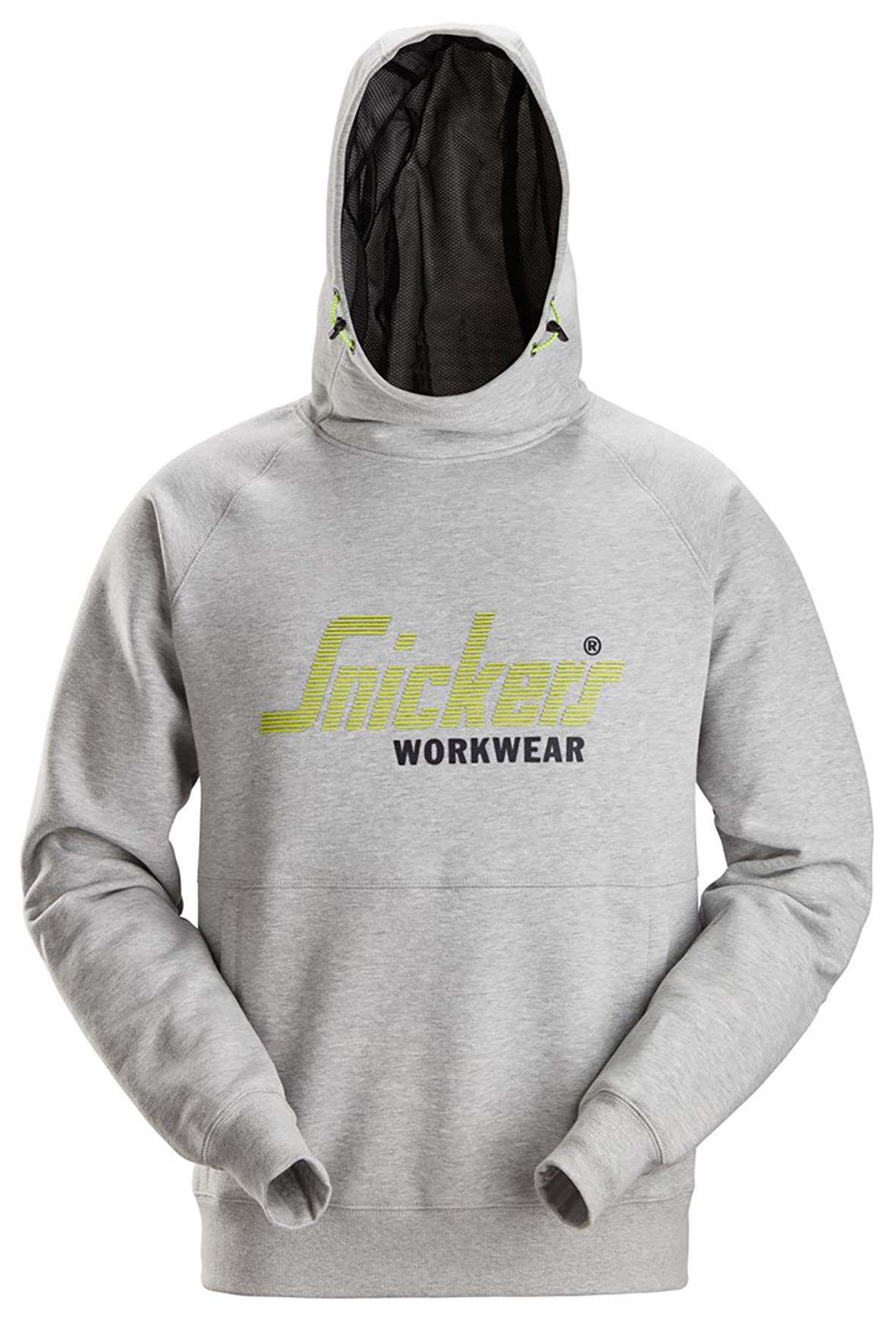 Snickers Workwear 2845-2800 Luvtröja med logga, grå Grå