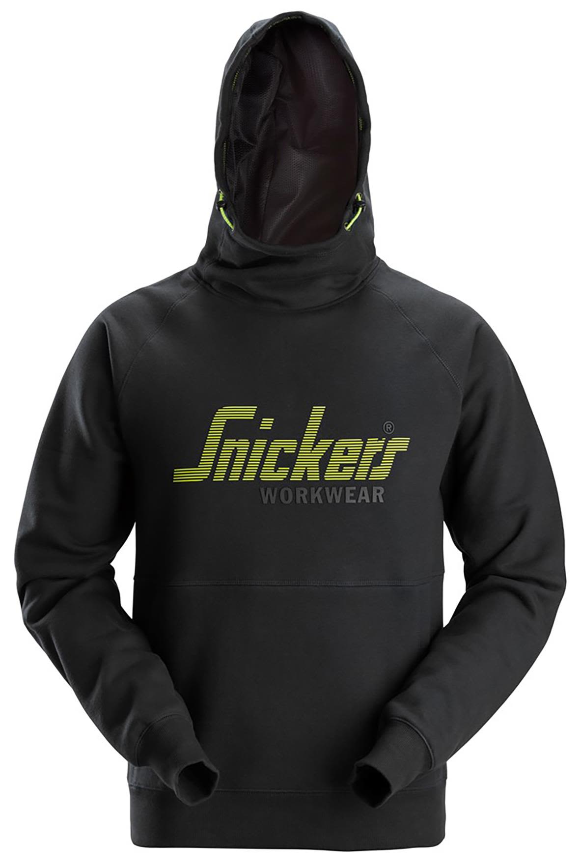 Snickers Workwear 2845-0400 Luvtröja med logga, svart Svart