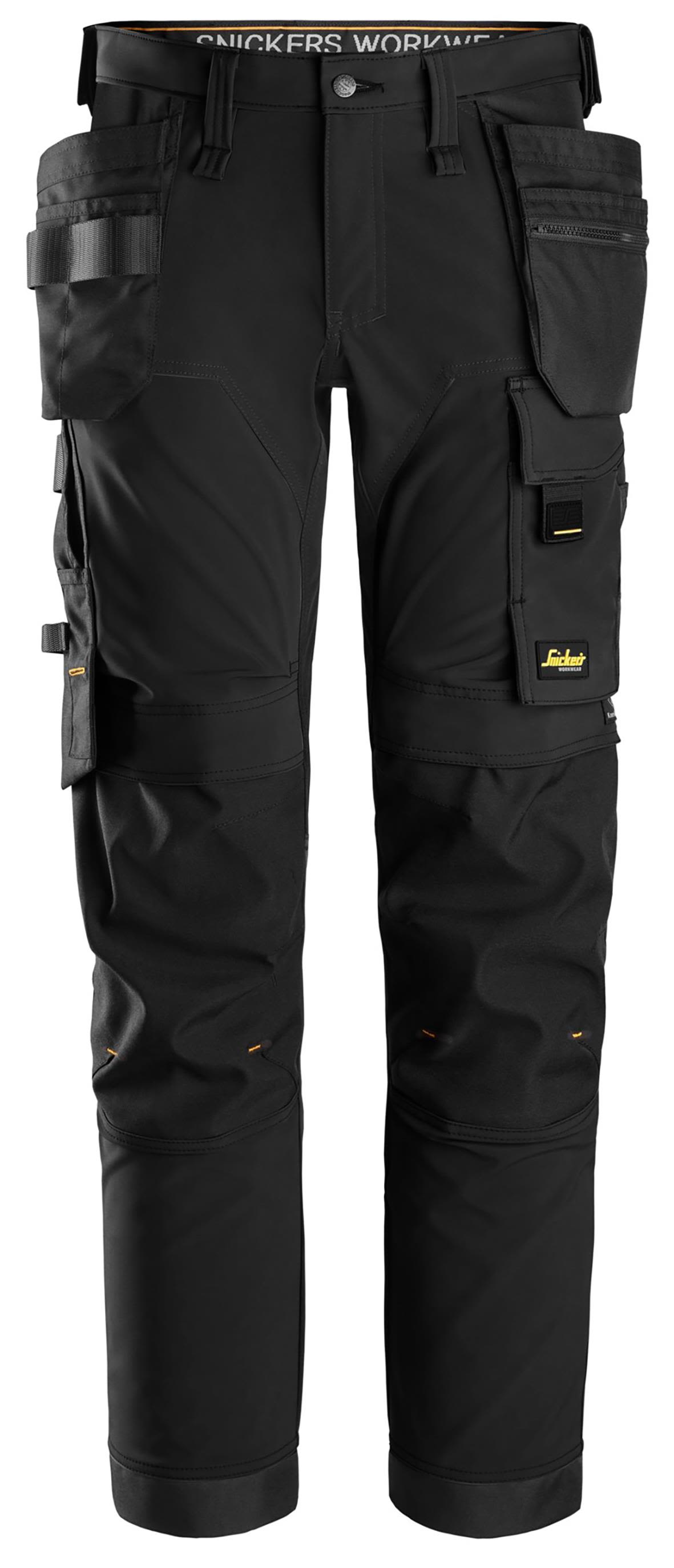 Snickers Workwear 6275-0404 AllroundWork Arbetsbyxa stretch, svart Svart