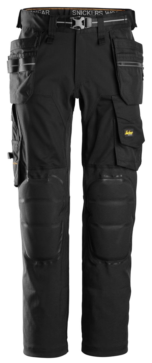 Snickers Workwear 6590-0404 AllroundWork Håndværkerbukser sort, stræk 46