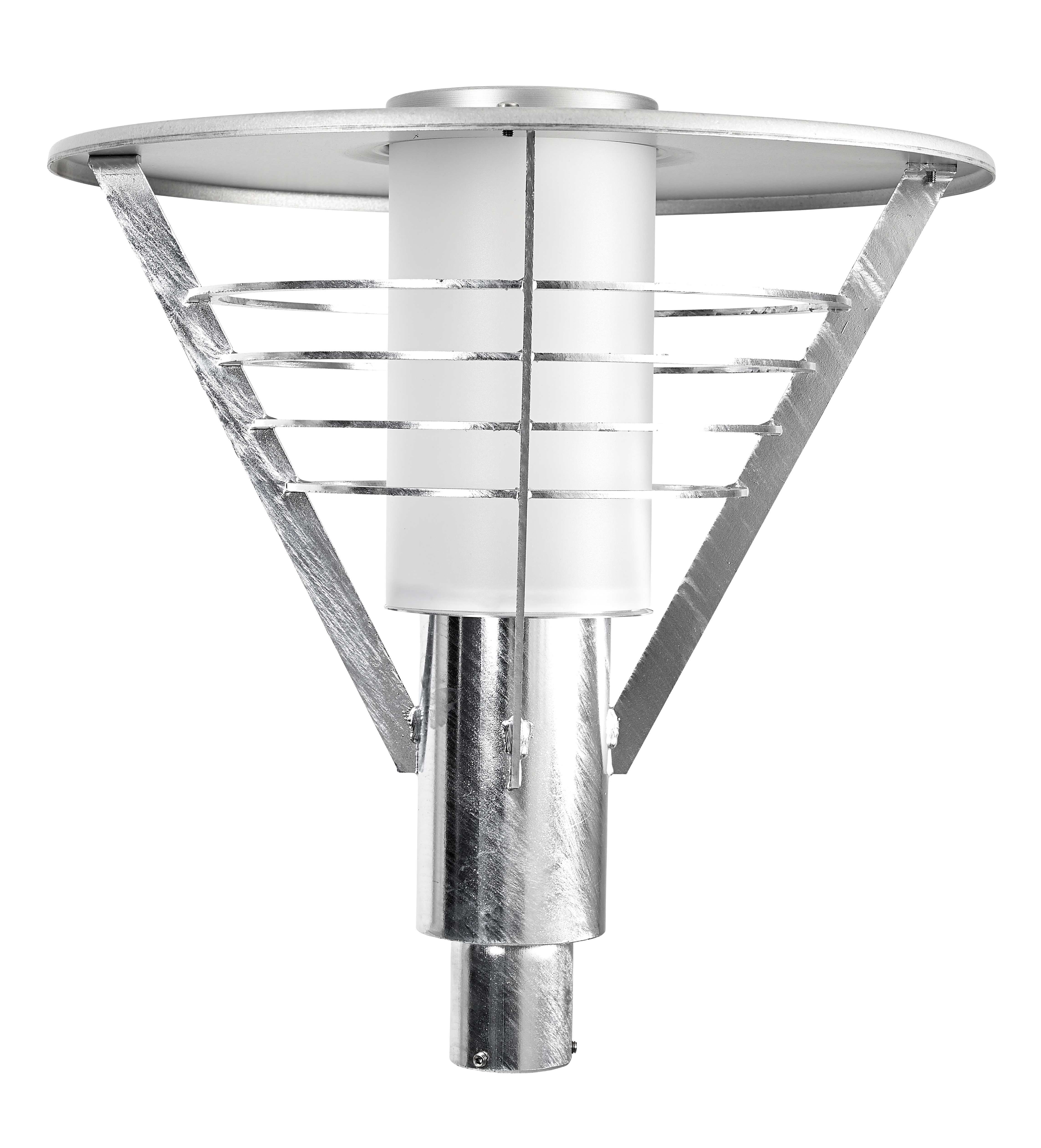 Westal Domsand Medi Stolparmatur 24,7 W, 1852 lm, 505 x 525 mm Galv/Silver