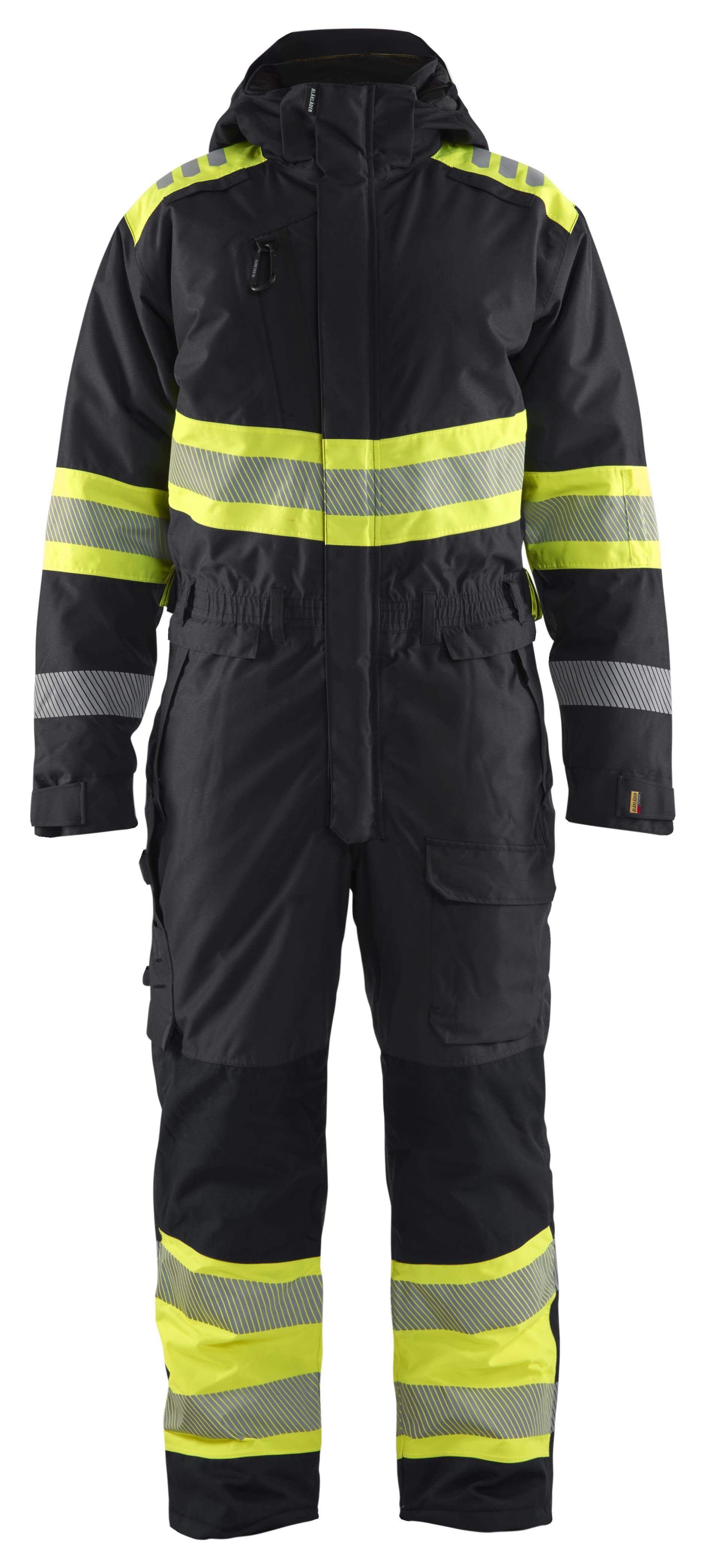 Blåkläder 6720197799334XLS Vinteroverall varsel, svart/gul 4XLS