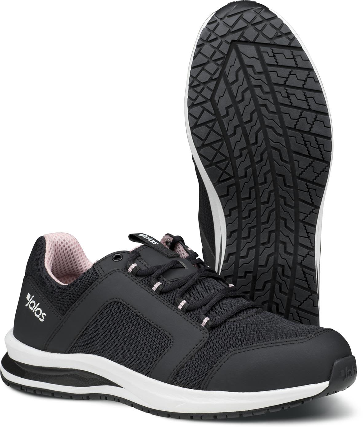 Jalas TEMPUS 5628 Skyddssko S1P, ESD, svart/rosa 35