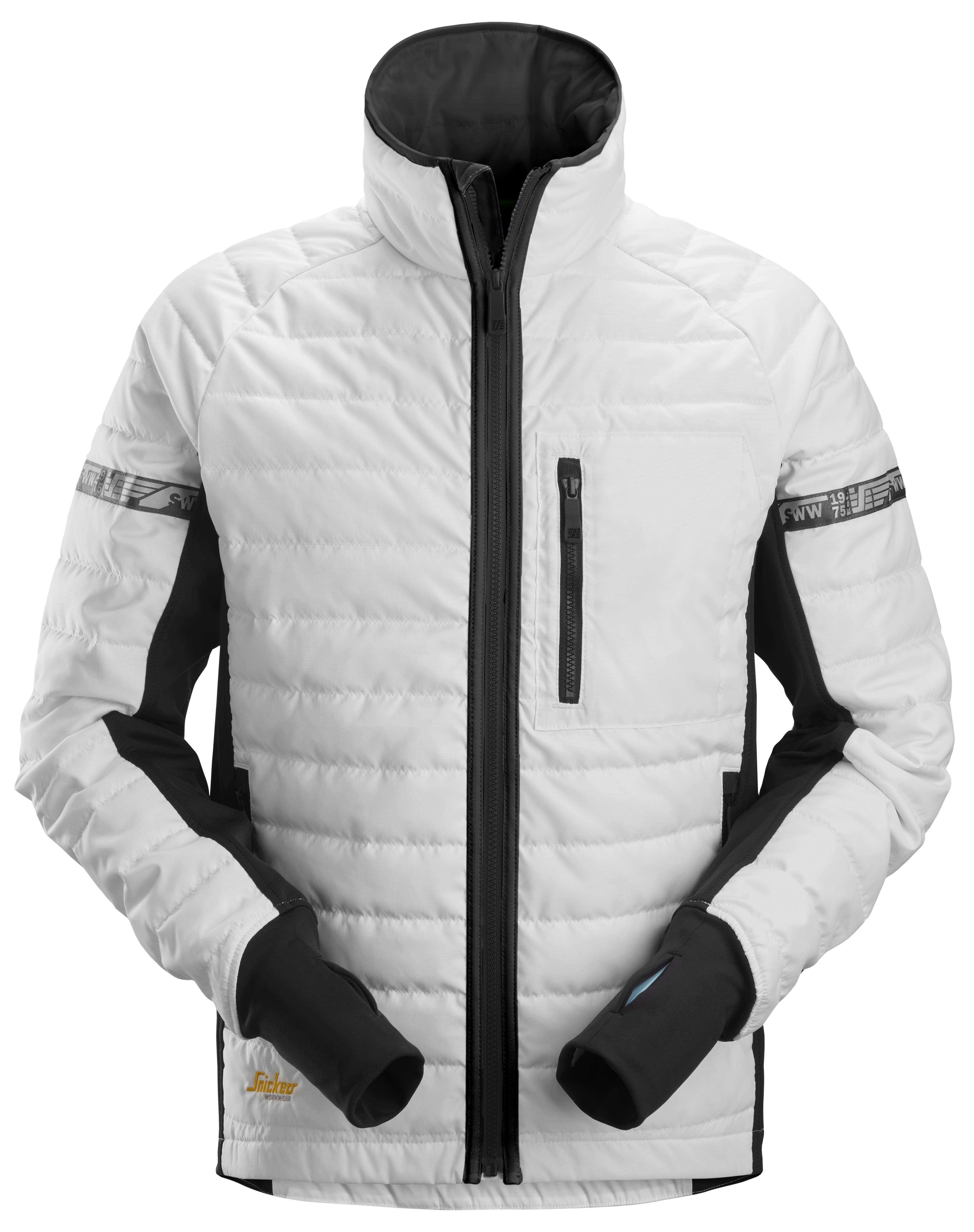 Snickers Workwear 8101 AllroundWork Jakke stretch, hvit Hvit