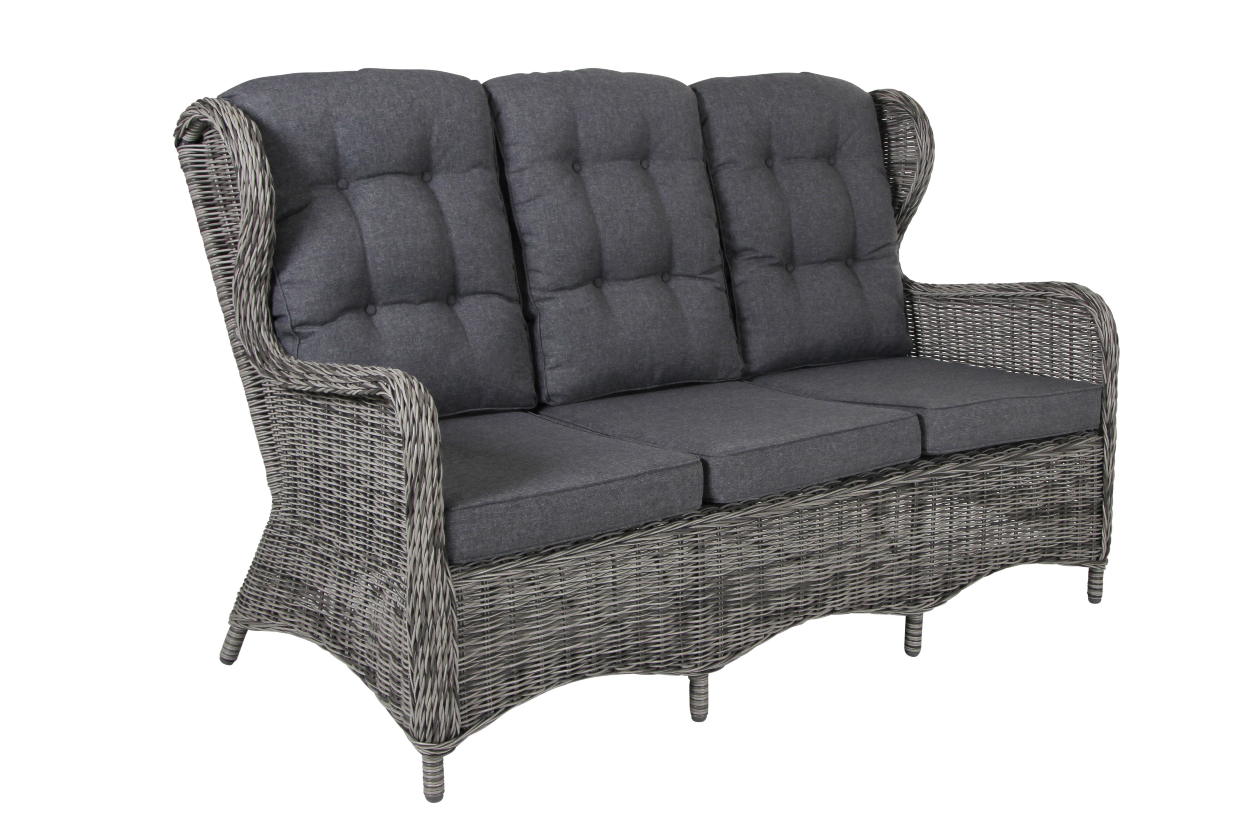 Brafab Rosita Loungesoffa 3-sits Grå