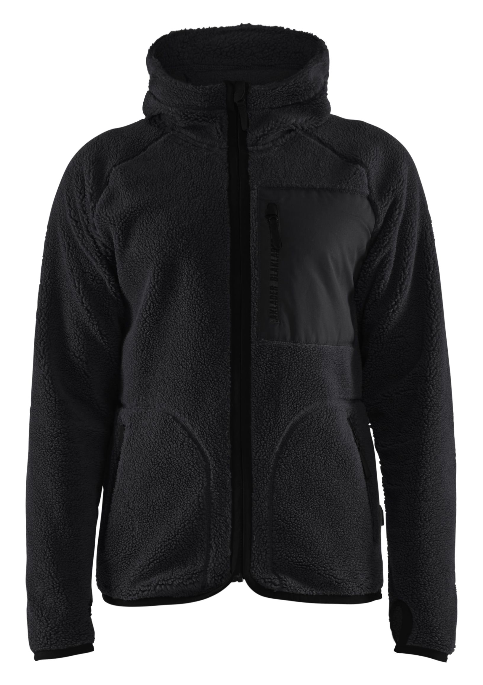 Fiberpelsjakke Sort XS