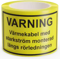 Ebeco 8960964 Varningstejp 100 m