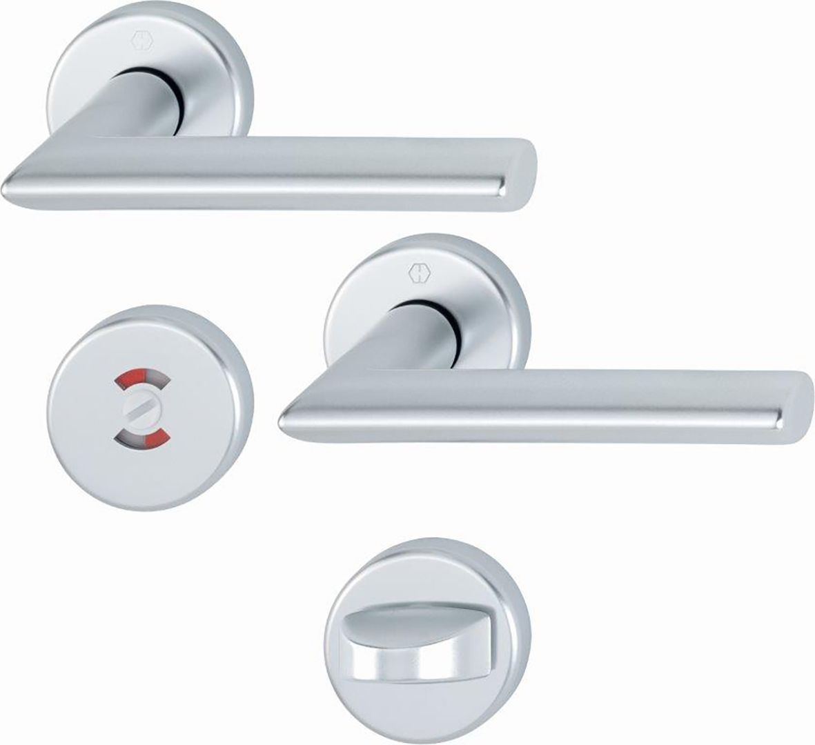 Hoppe Stockholm ID WC-behör 37-42 mm, mattborstad