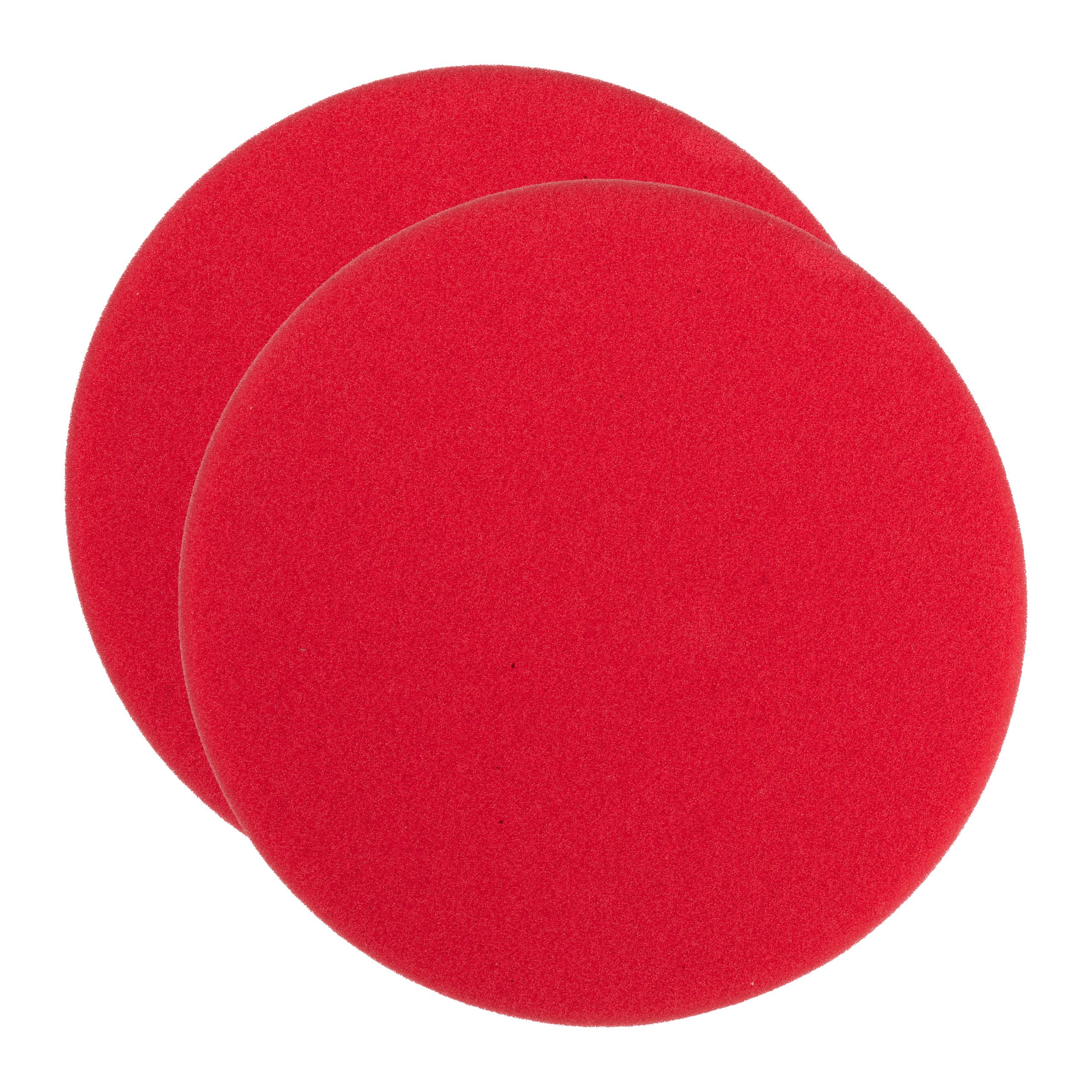 Milwaukee 4932492319 Polerrondell 140x25 mm, 2-pack Röd (hård)