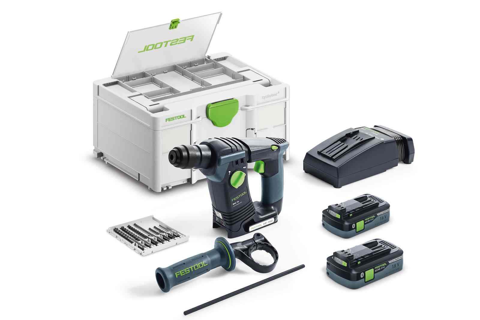 Festool BHC 18 HPC 4,0 I-Plus Borrhammare med batteri och laddare