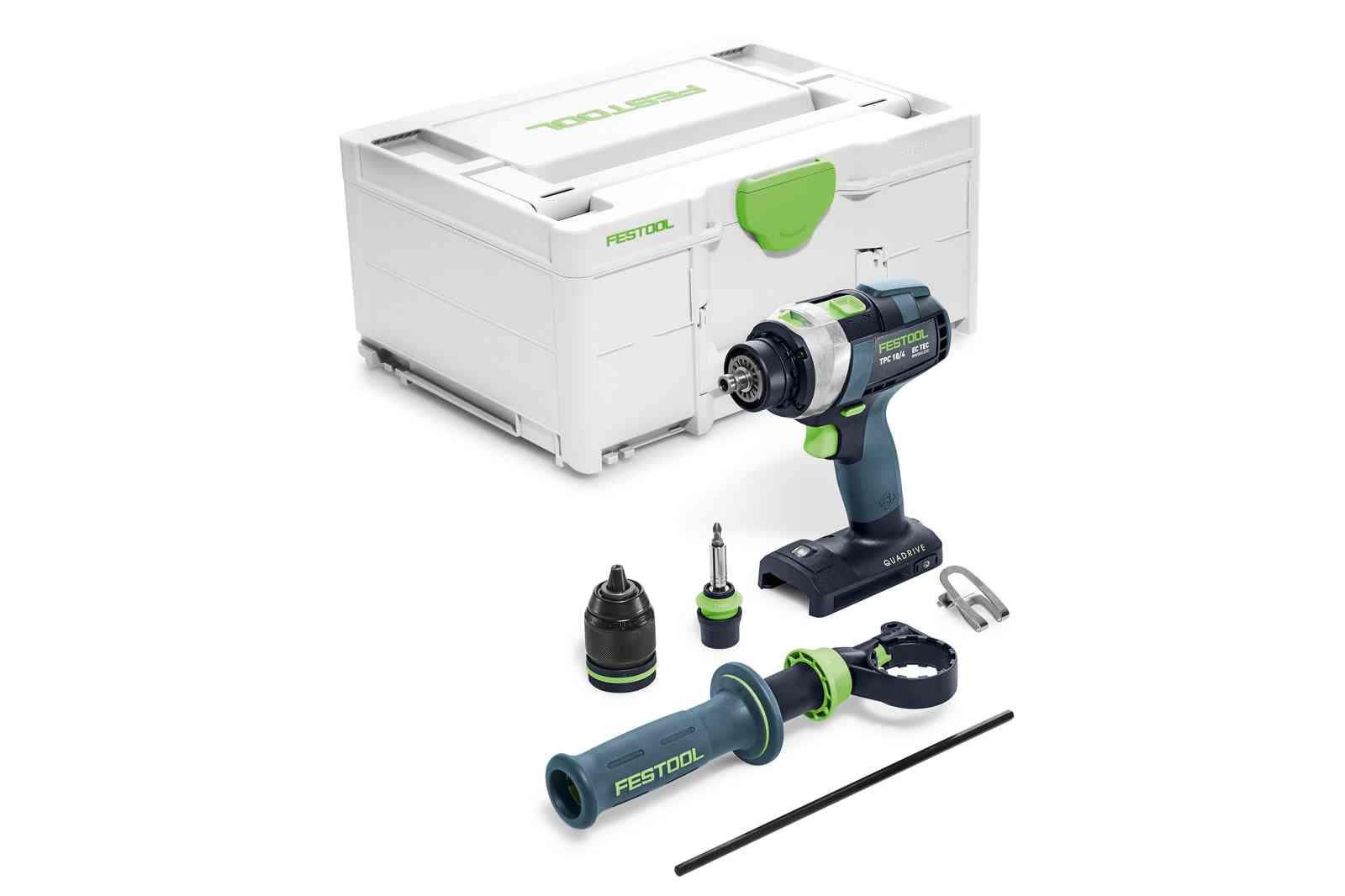 Festool QUADRIVE TPC 18/4 I-Basic Slagskruvdragare utan batteri och laddare