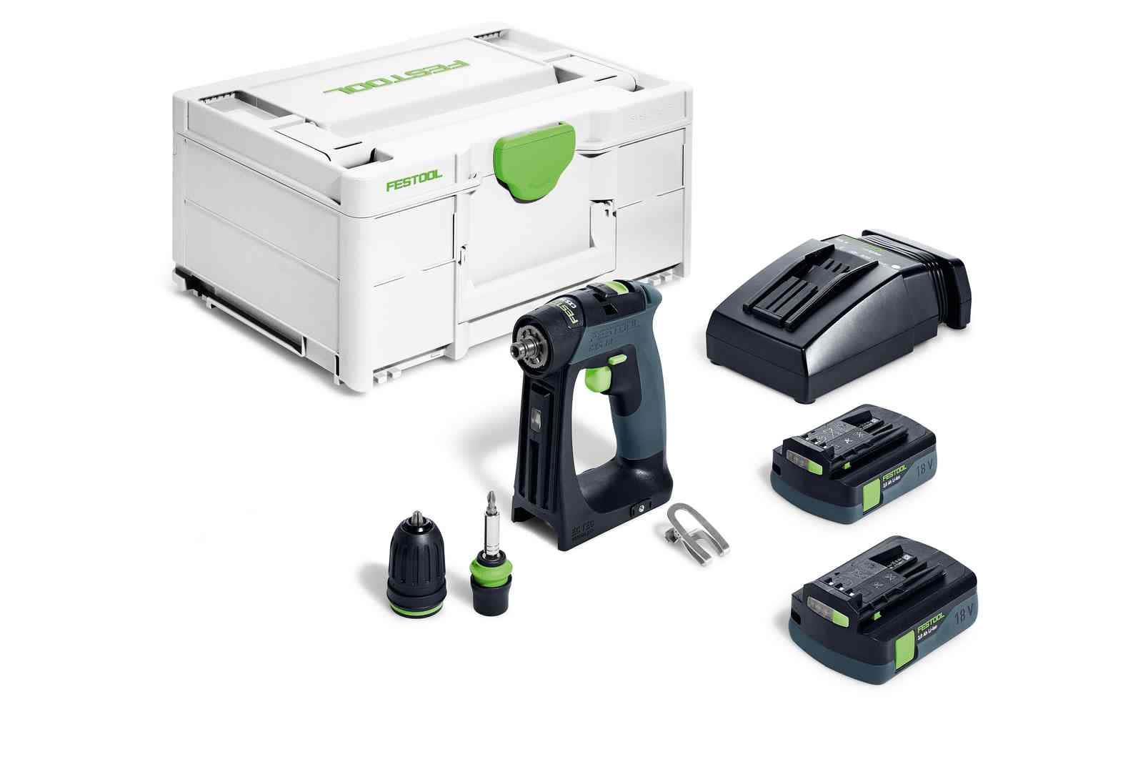Festool CXS 18 C 3,0-Plus Skruvdragare med batteri och laddare