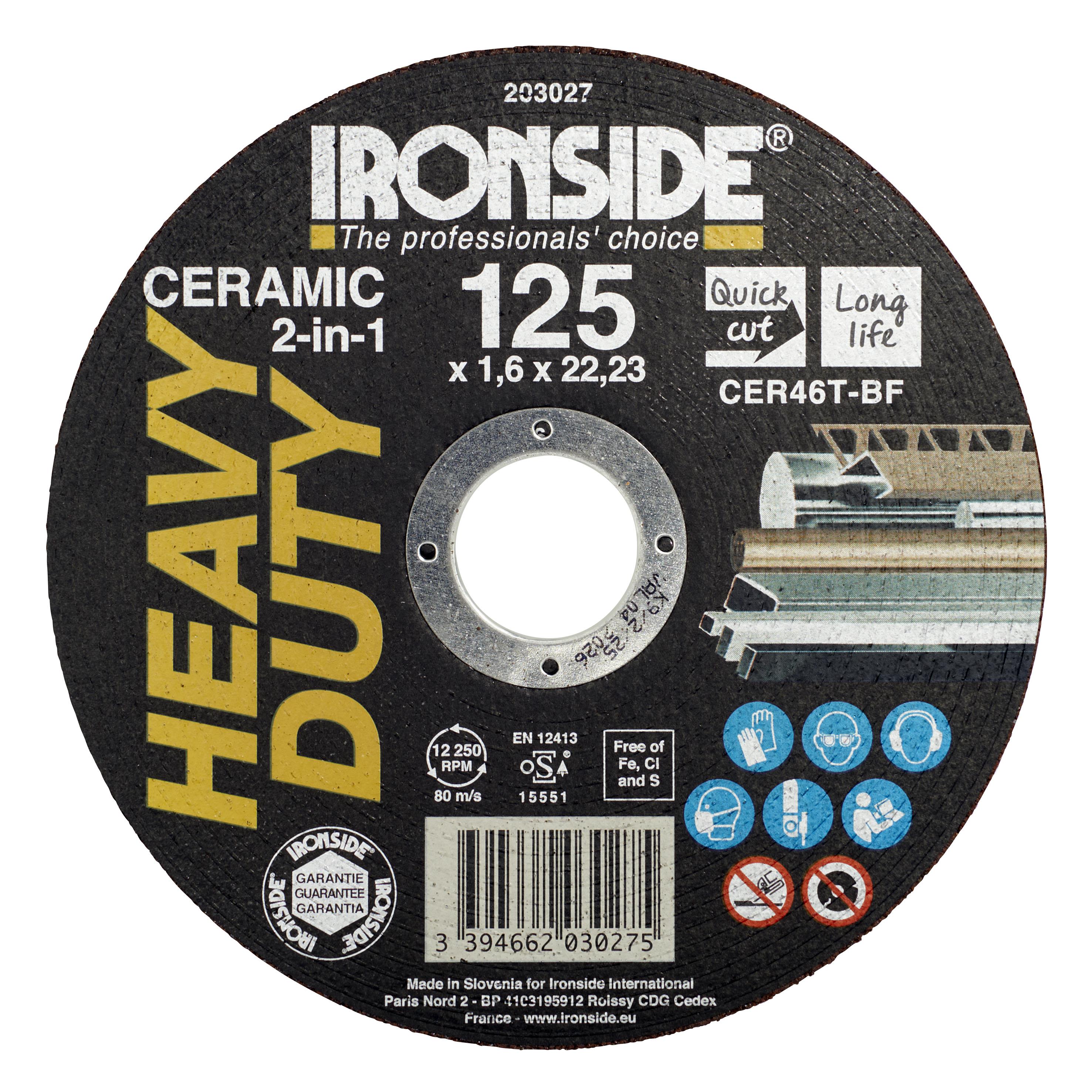 Ironside 203027 Kapskiva Tjocklek: 1.6 mm