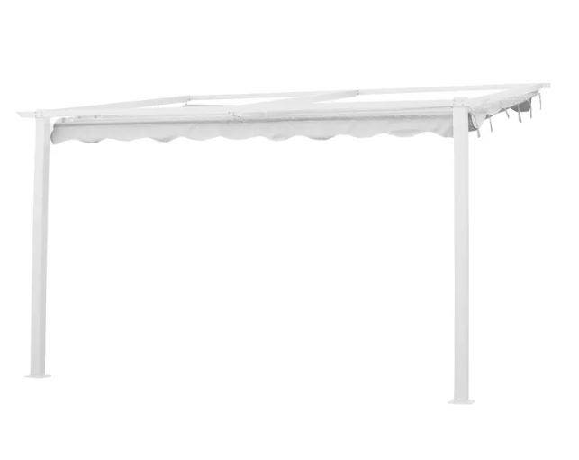 Jabo 10147 Pergola väggfast, 3 x 4 m, vit