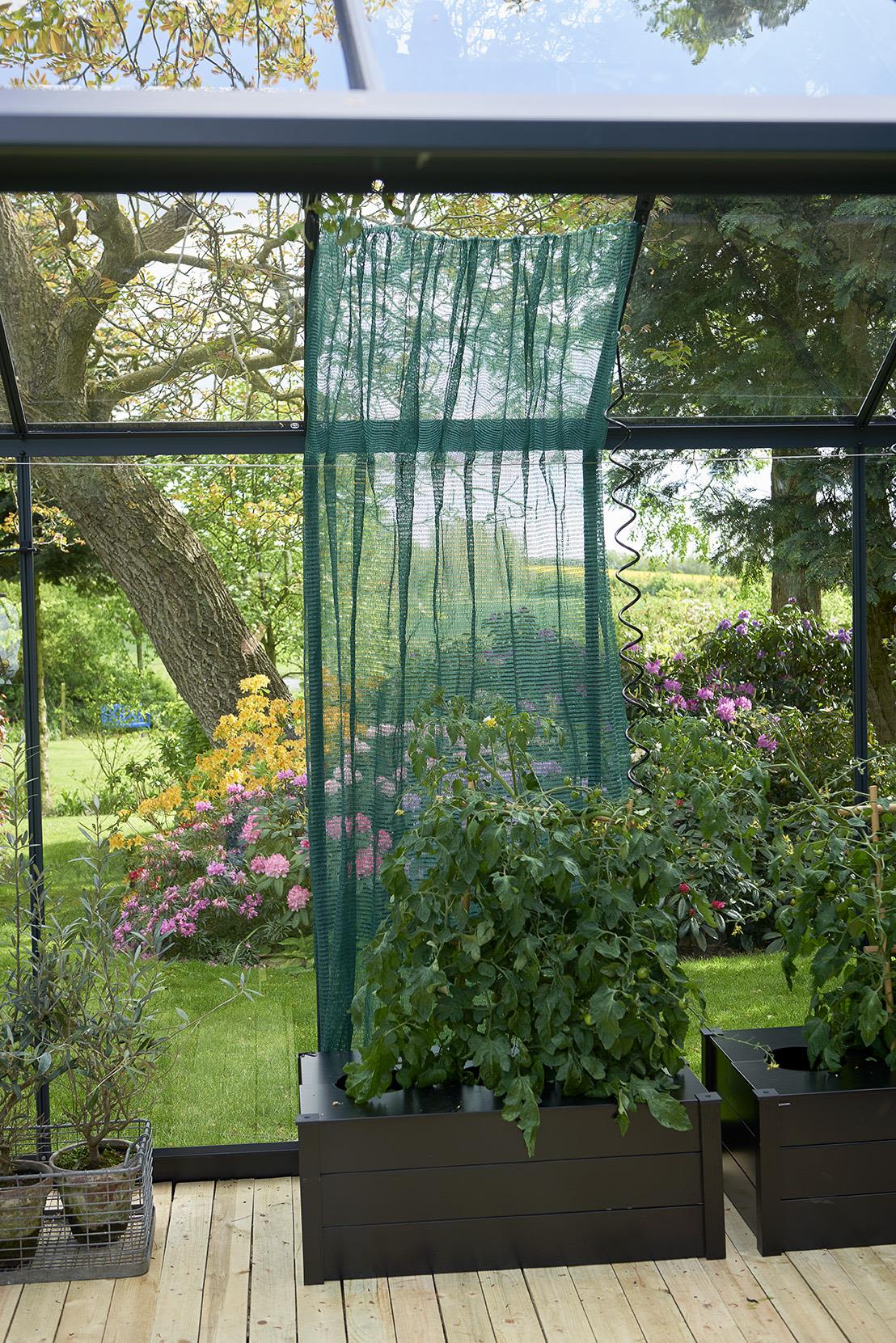 Juliana R04082 Skuggnät till växthus, grön 150x370 cm