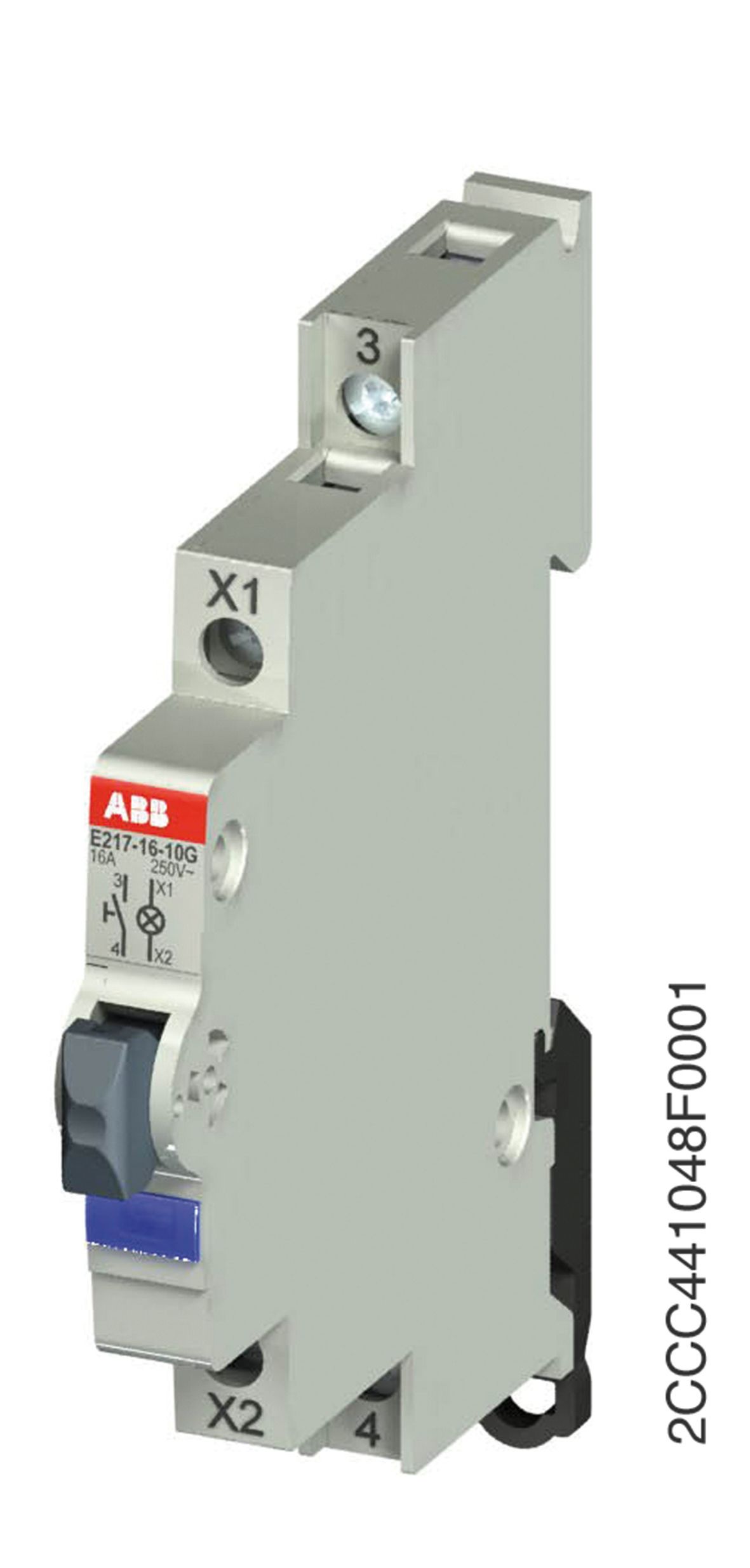 ABB 2CCA703251R0001 Tryckknapp 1-pol, röd