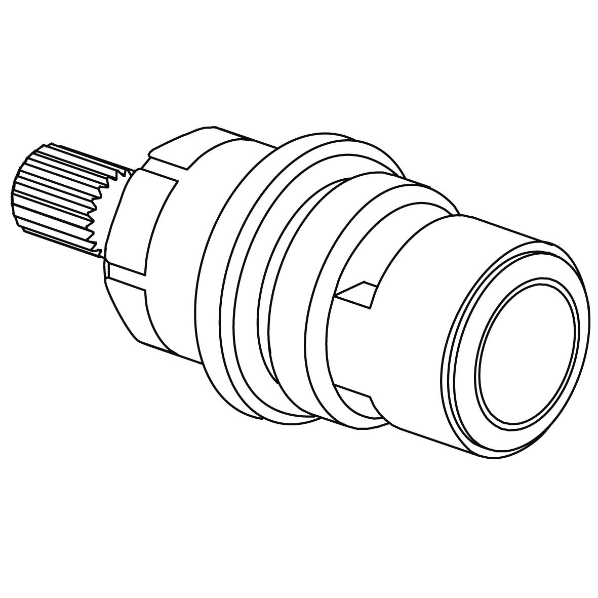 Gustavsberg GB41638529 01 Ventilöverstycke