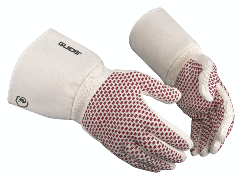 Guide Gloves 3553 Handske strl 10, bomull, kontaktvärme, nitril 10