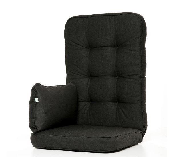 Eden Wood EW 409-8 Dynset 3 dynor, 2 sidokuddar Svart
