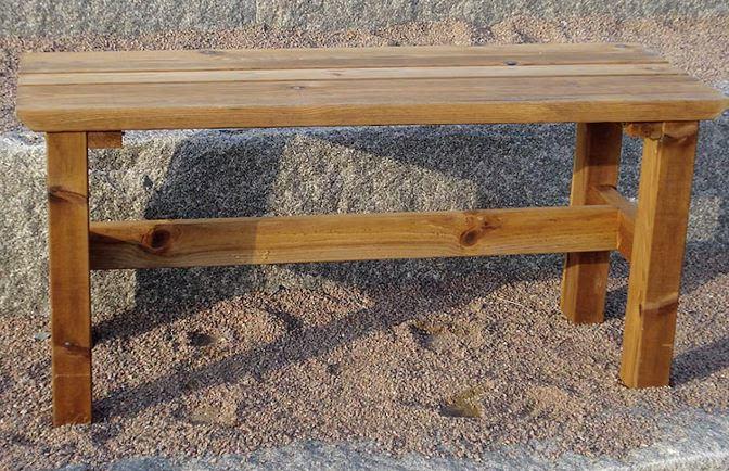 Eden Wood Viking EW 0282-61 Trädgårdsbänk 100 cm Brun