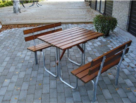 Eden Wood EW 0906-6100 Picknickbord 100 cm Brun