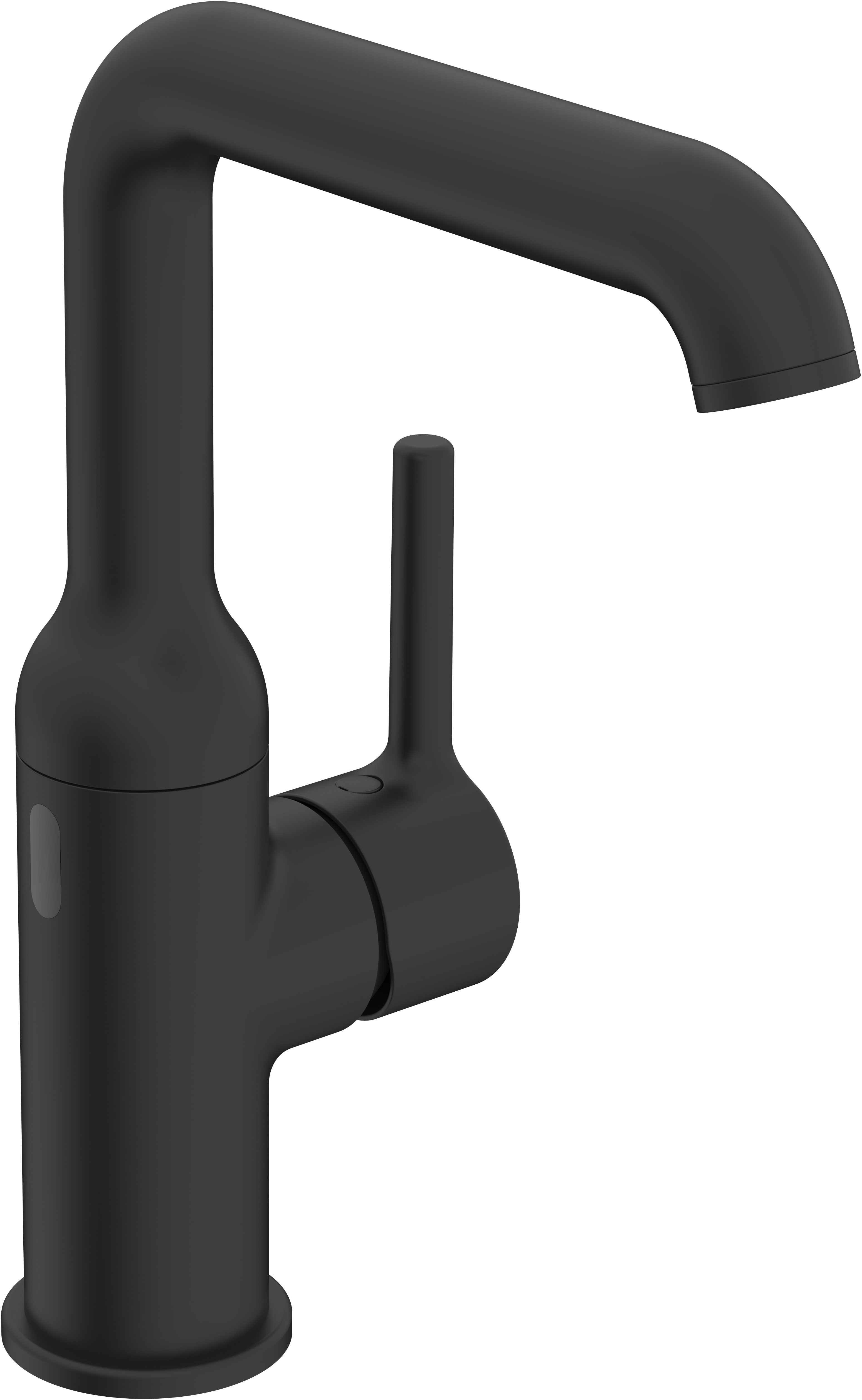 Oras Optima Style Hybrid 2611FHZ-33 Blandebatteri Svingbar tut, matt svart