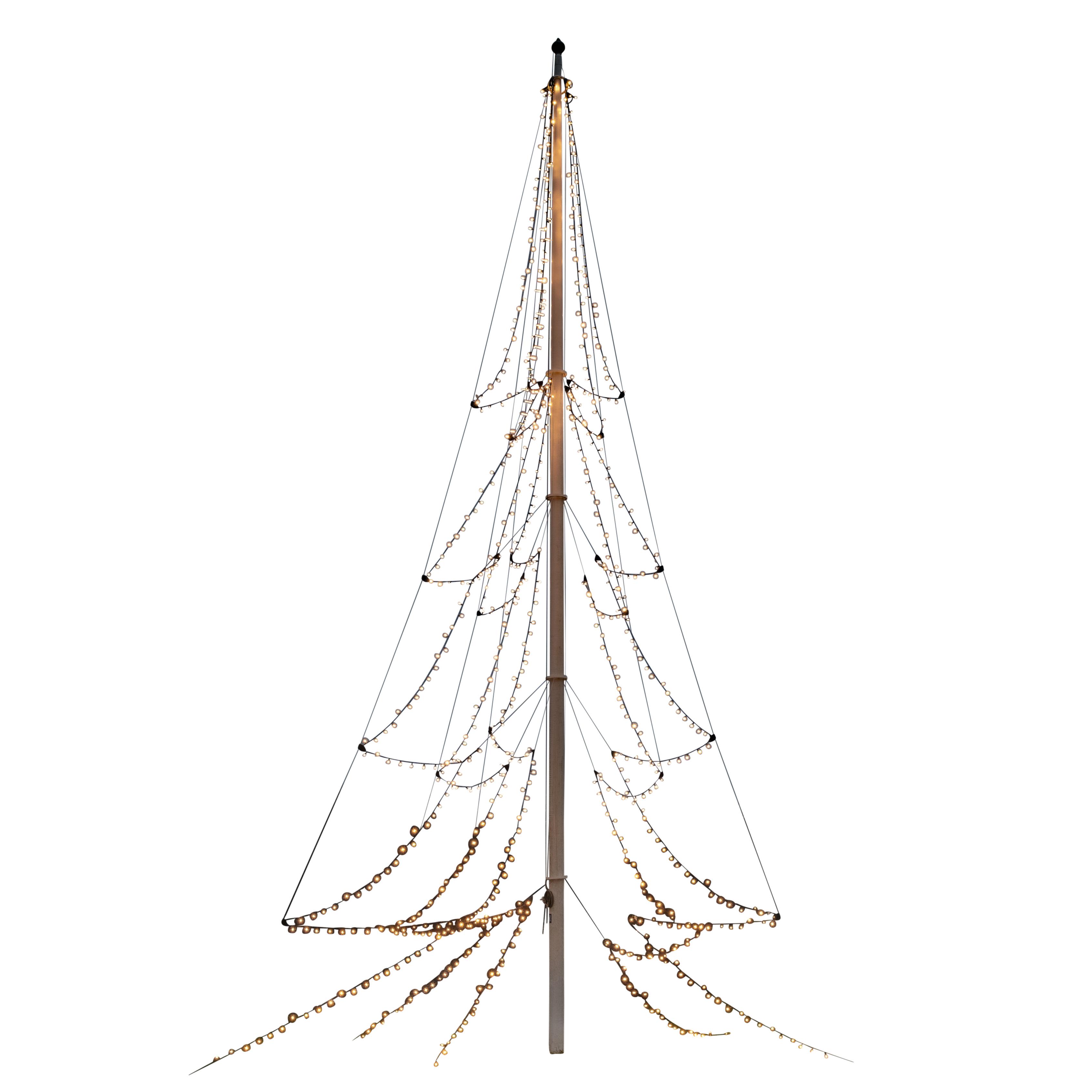 Konstsmide 4783-817 Flagstangslynge 5×136 LED