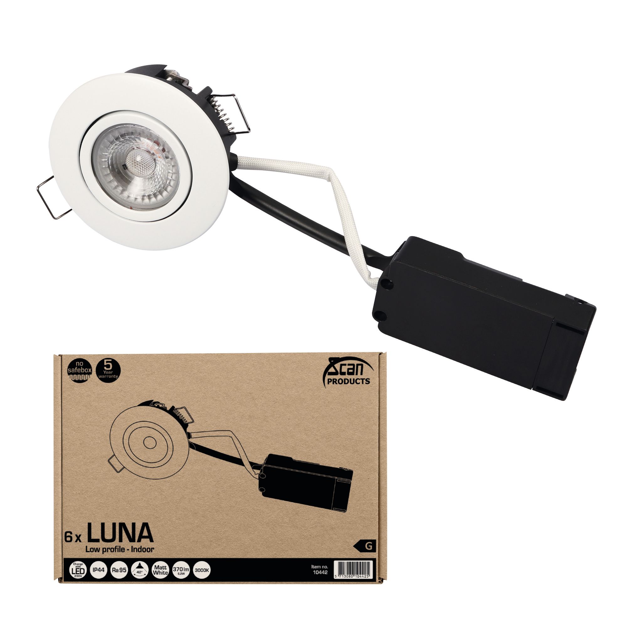 Scan Products Luna LP Downlight 6X6, 2W, 2.7K 2.7K