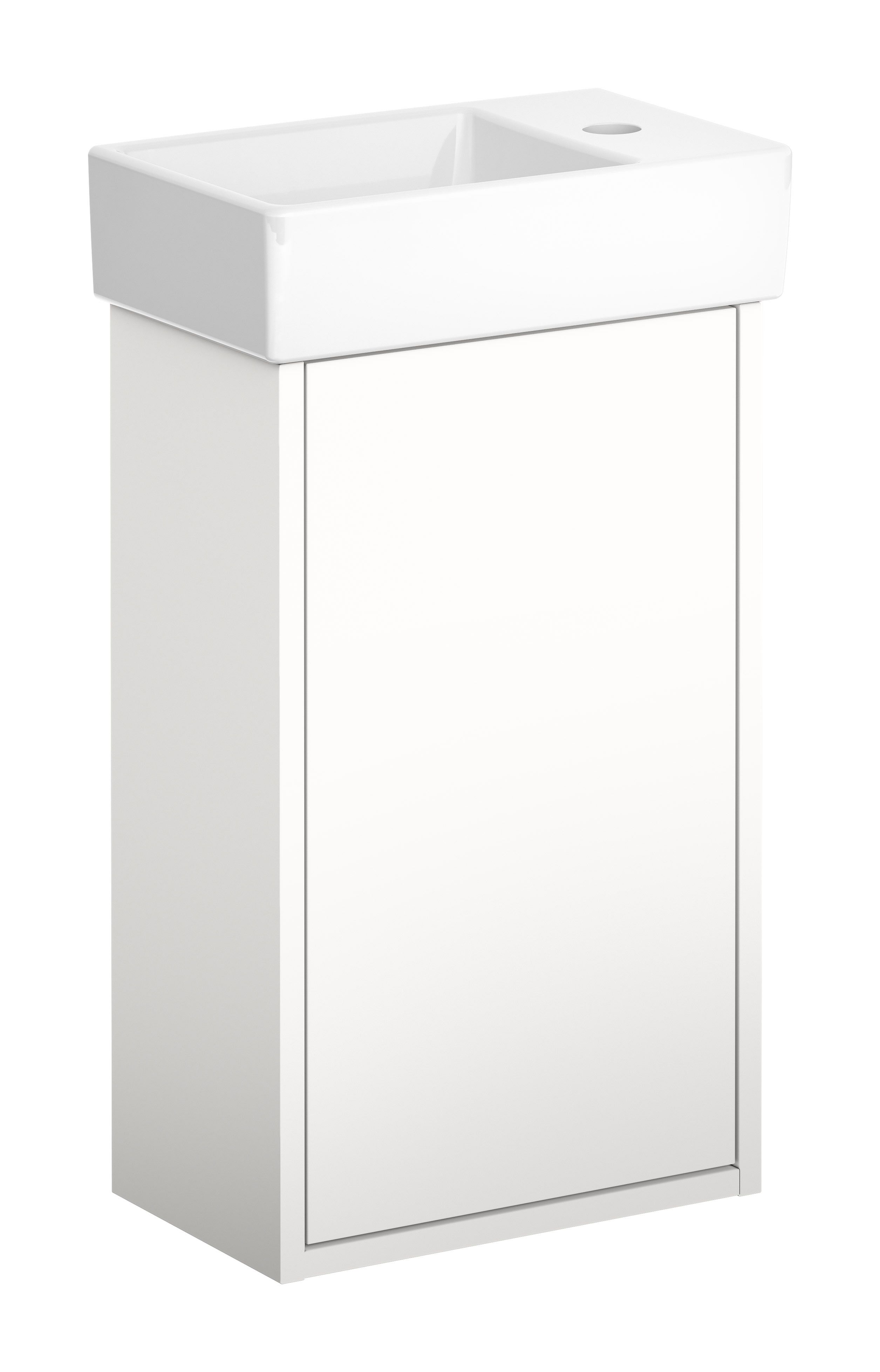 Gustavsberg Artic Small GB71ACVC34TM01L Kommodpaket vit/vit, 36 cm, vänster Vit/vit