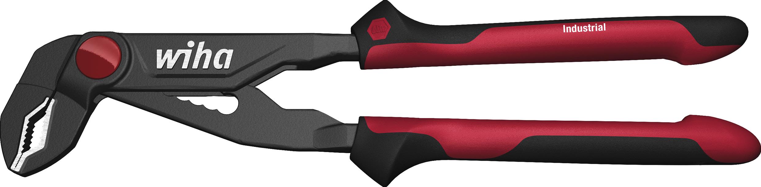 Wiha 36987 Polygriptång 180 mm, knapptrycksinställning