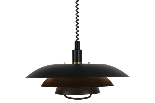 Aneta Lighting Epsilon 15208-15 Taklampa justerbar höjd, E27, svart