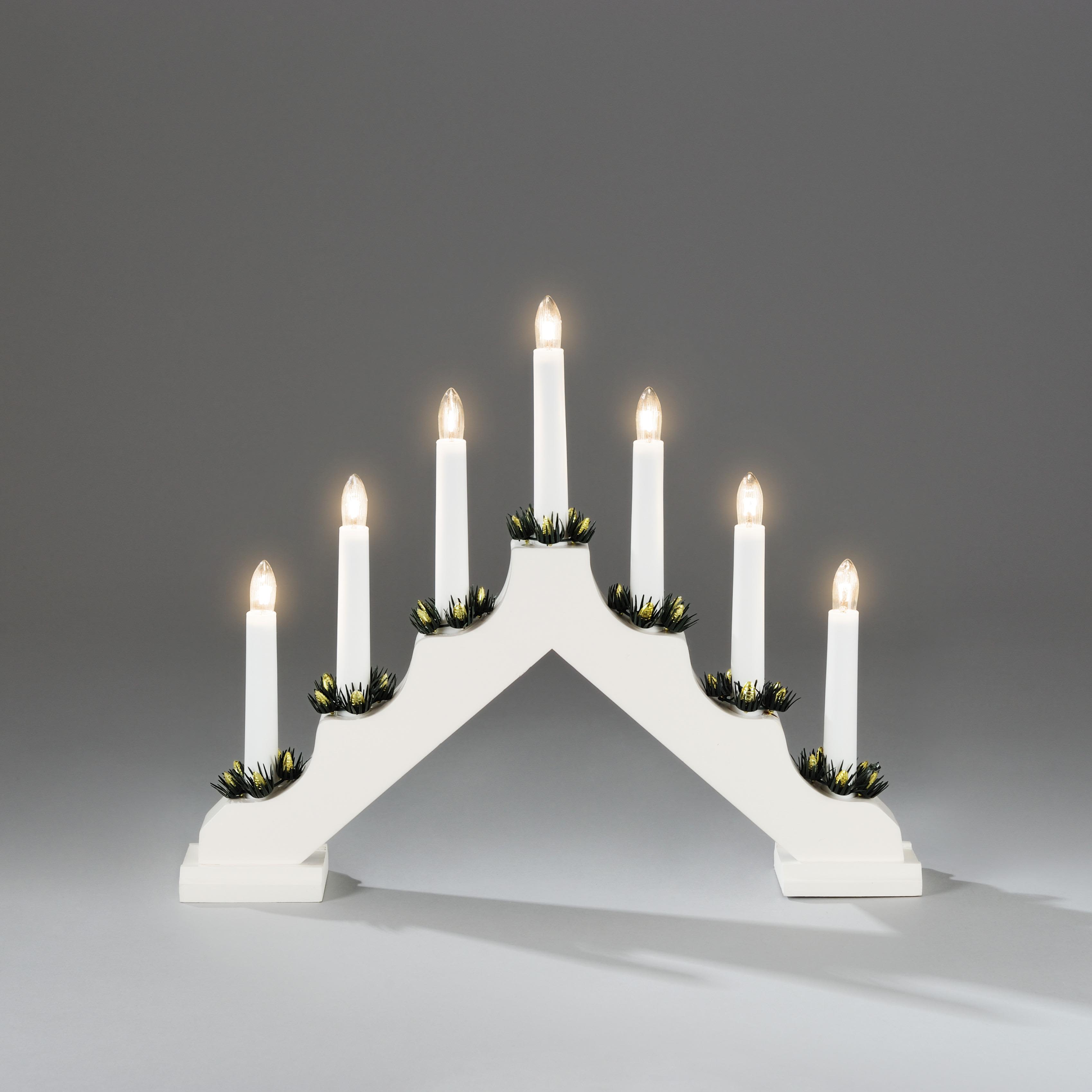 Konstsmide 2262-210LB Adventsljusstake 7 ljus
