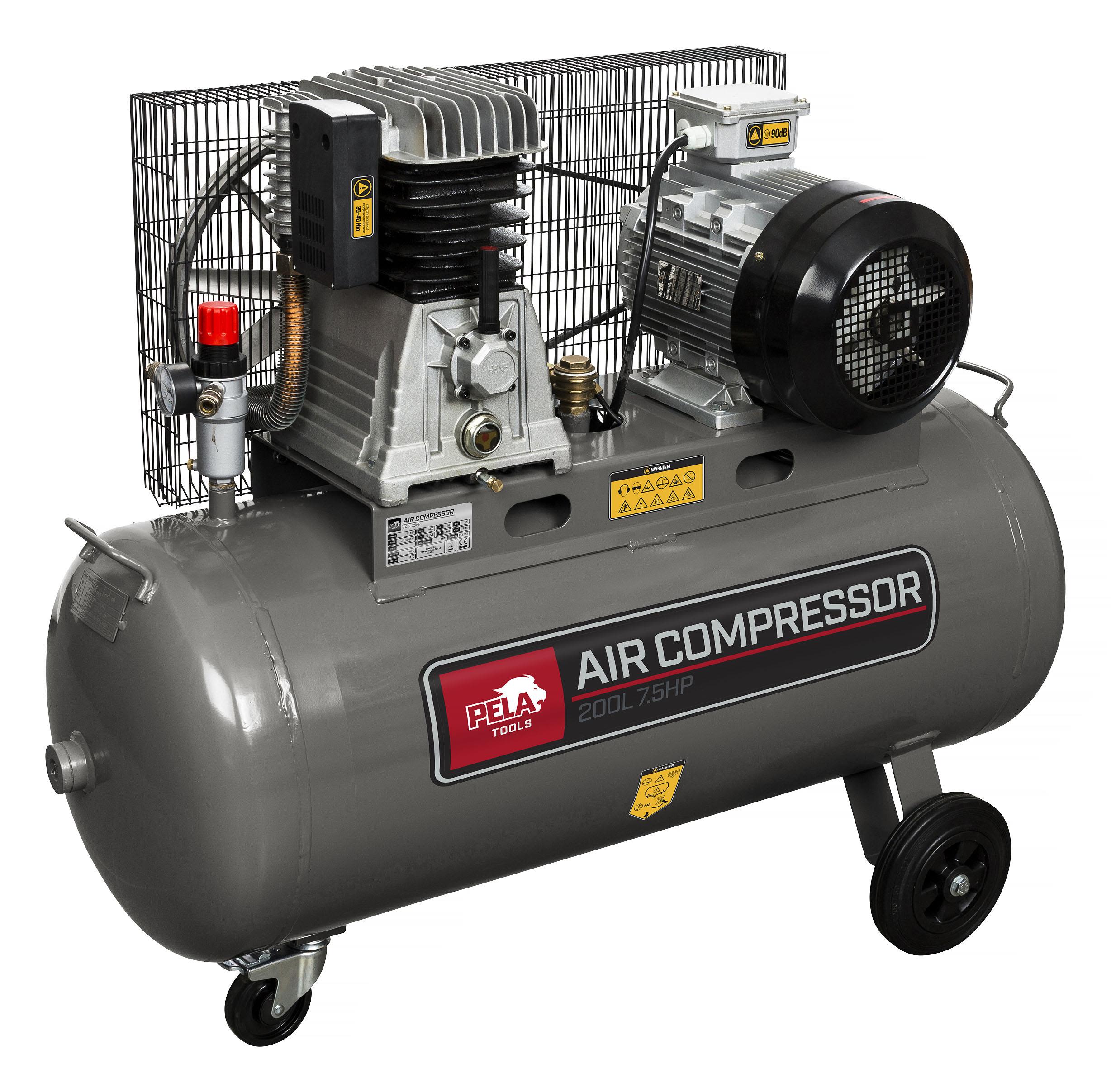 PELA 513926 Takkompressor 7,5 HK, 200 l