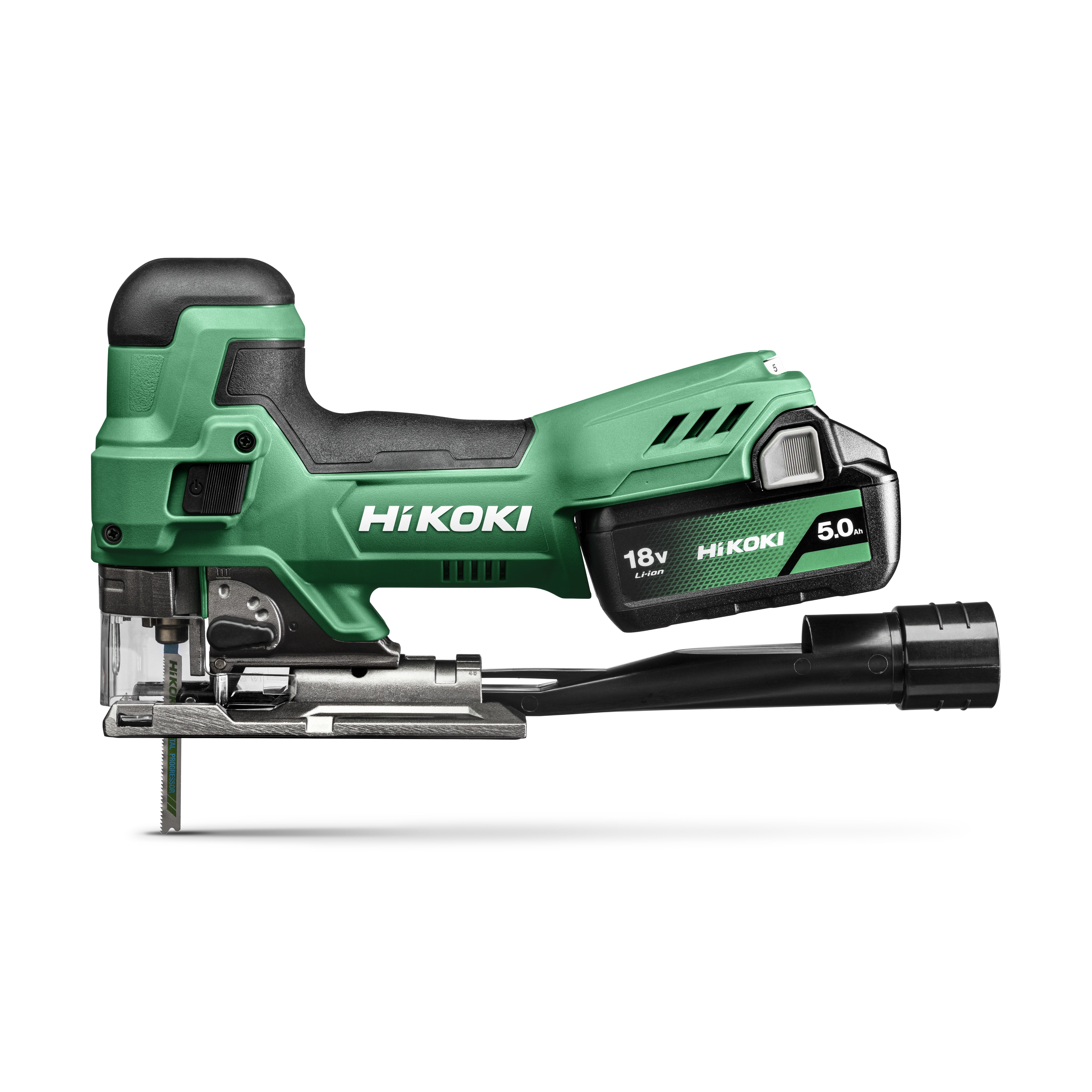 HiKOKI CJ18DB Stikksag med batteri og lader