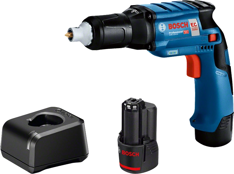 Bosch GTB 12V-11 Gipsskruvdragare med batteri och laddare