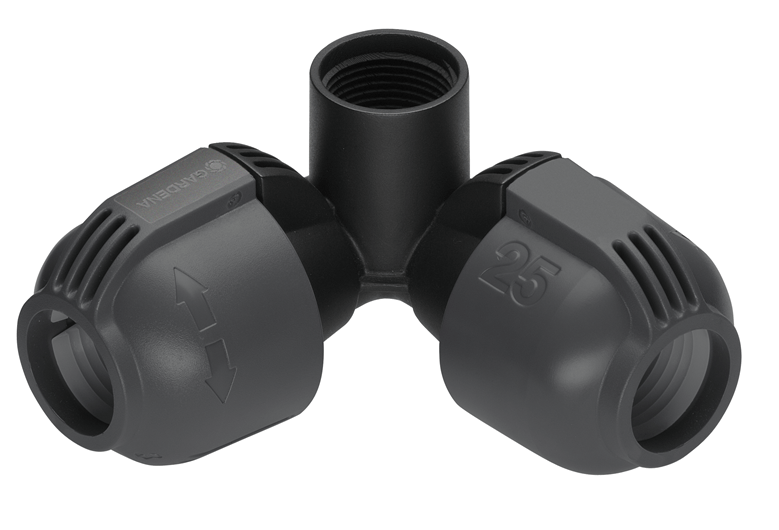 Gardena 2764-20 L-skarv vinklad, 25 mm x 3/4", inv. gänga