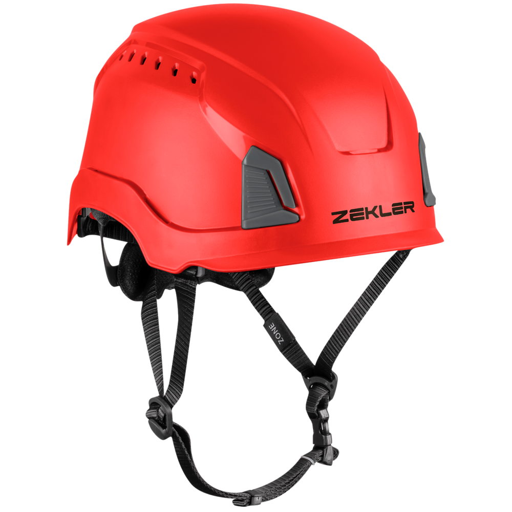 Zekler Zone Standard Röd Skyddshjälm med 12 ventilationshål Röd