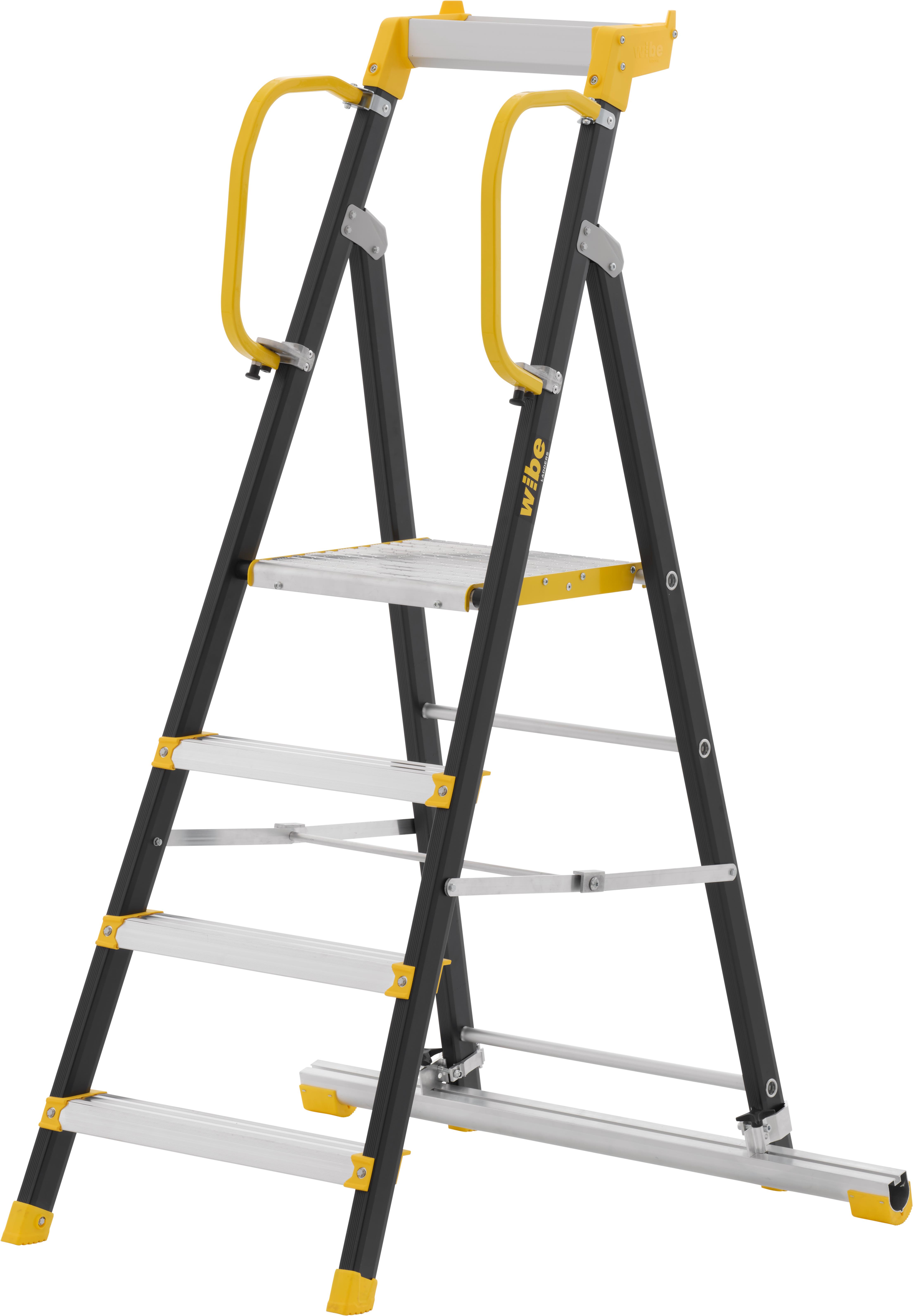 W.steps 200P W 200P-4 SF Trappstege med stegfot, 950 mm