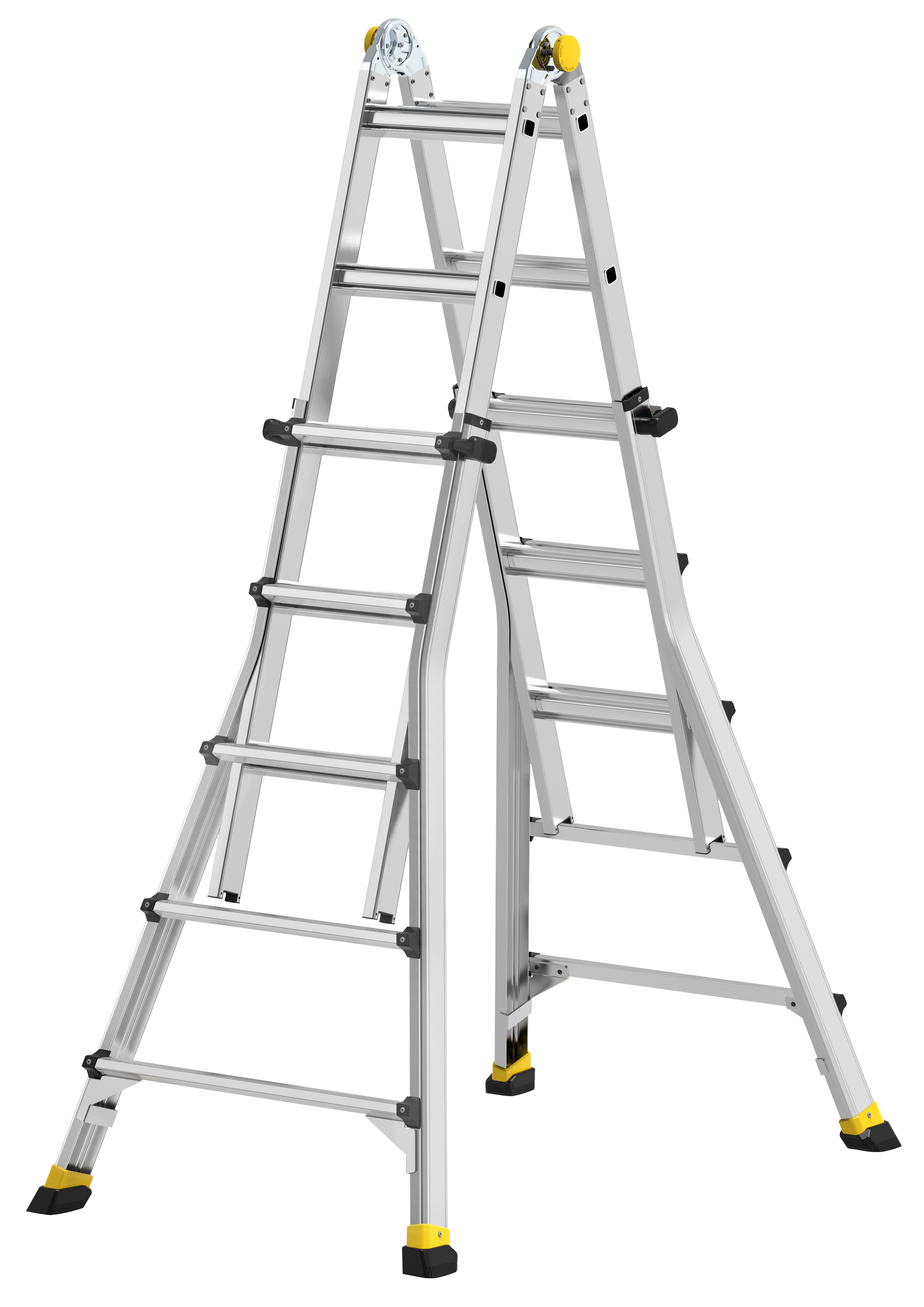 W.steps C1-5,1 T Kombistige teleskopisk, 1450 mm 9+9 trinn